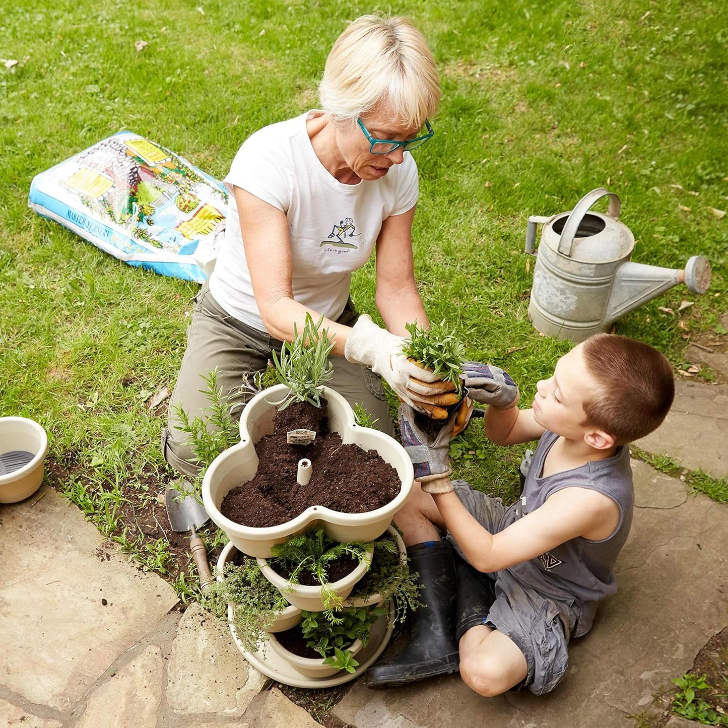The Three by Four | All-in-One Culinary Grow Kit | Includes 12 Herb & Veg Varieties